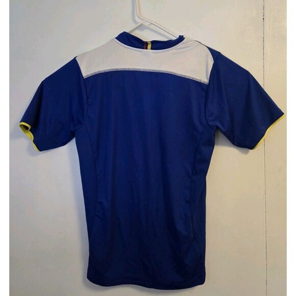 Ecuador Mens Small FEF‎ Football Embroidered Jersey Shirt Blue Soccer - Picture 4 of 6